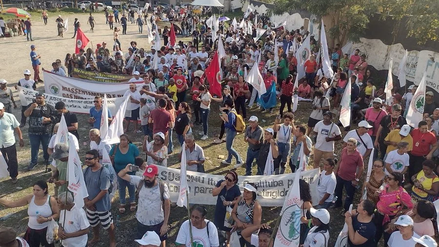 O movimento tem muita força no leste de Minas e organizou ato com grande número de pessoas em Governador Valadares, em 31/8