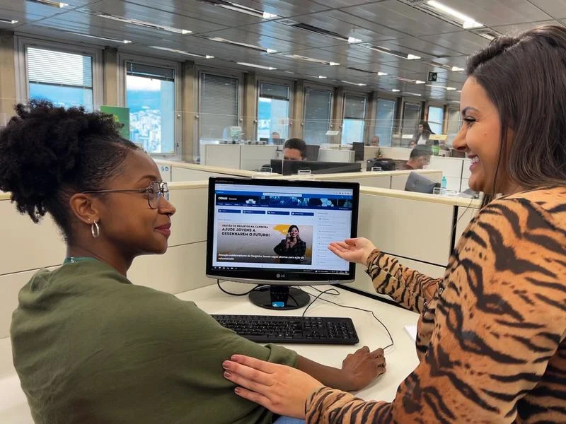 É uma ótima oportunidade para estudantes de diversas formações adquirirem experiência em uma grande empresa