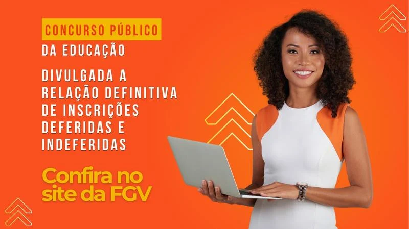 Concurso da SEE: divulgada relação definitiva de inscrições deferidas e indeferidas 1 O resultado da relação definitiva das inscrições deferidas e indeferidas foi divulgado nesta sexta-feira (29/9)