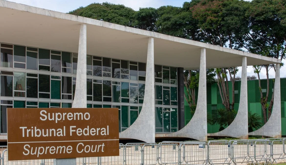 Brasília (DF) 11/04/2023 Fachada do palácio do Supremo Tribunal Federal (STF)