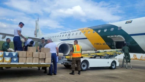 Brasil envia nova carga de ajuda humanitária à população de Gaza 2 Brasil envia nova carga de ajuda humanitária à população de Gaza
