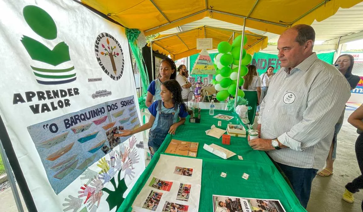 Os alunos da Rede Municipal de Ensino demostraram todas suas habilidades e conhecimentos em educação financeira na 1ª Feira do Programa