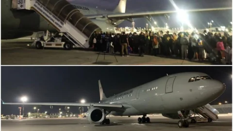 Primeiro avião da FAB deixa Israel com 211 brasileiros e chega a Brasília nesta quarta 3 Primeiro avião da FAB deixa Israel com 211 brasileiros e chega a Brasília nesta quarta