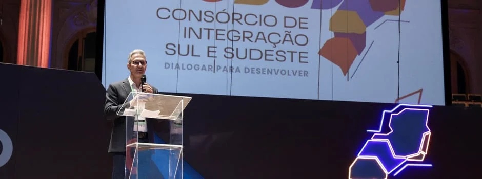 Governador e vice participam da abertura do 9º encontro do Cosud, em São Paulo 1 O governador Romeu Zema e o vice-governador Professor Mateus participaram, nesta quinta-feira (19/10), da abertura da 9ª edição