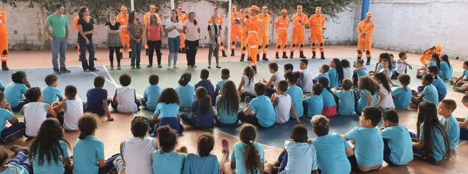 Proporcionar um ambiente seguro na Educação é uma das metas do Governo de Minas e do Corpo de Bombeiros Militar de Minas Gerais (CBMMG)