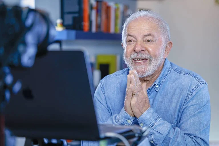 Presidente Lula discursa na segunda cúpula virtual "Vozes do Sul Global" 1 O presidente da República, Luiz Inácio Lula da Silva, participou na manhã desta sexta-feira (17/11), por videoconferência, da segunda