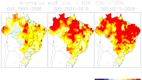 Número de dias com ondas de calor mais que dobrou em 20 anos