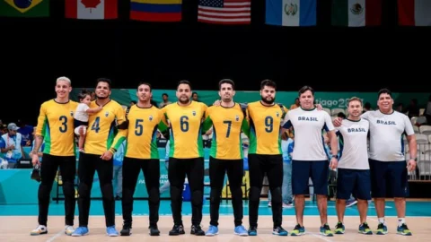 Brasil é tetracampeão no goalball masculino e bate recorde histórico de ouros