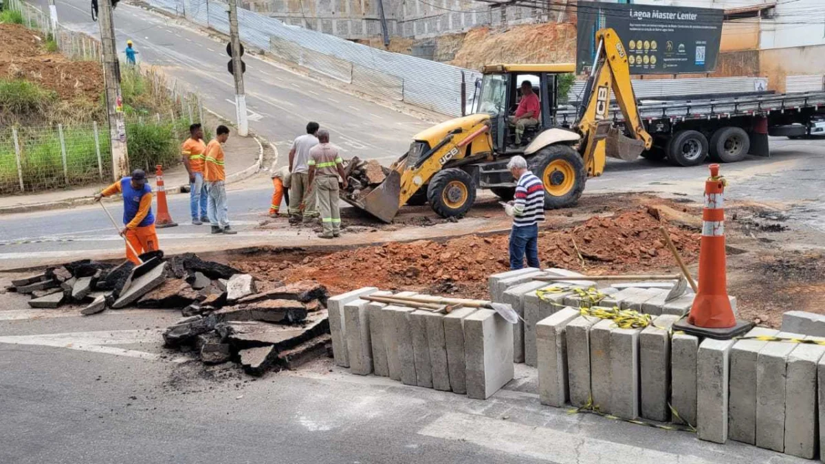 SMOSU atua na construção de canteiro no bairro Lagoa Santa 1 Com a nova urbanização e configuração do espaço, a proposta é organizar o trânsito local, proporcionando mais segurança e fluidez