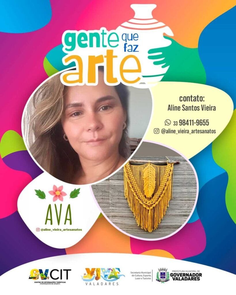 Centro de Informações Turísticas recebe exposição de macramê 1 D7A7131E BC3A EAA2 C6ED D0A75EEEECC4 1
