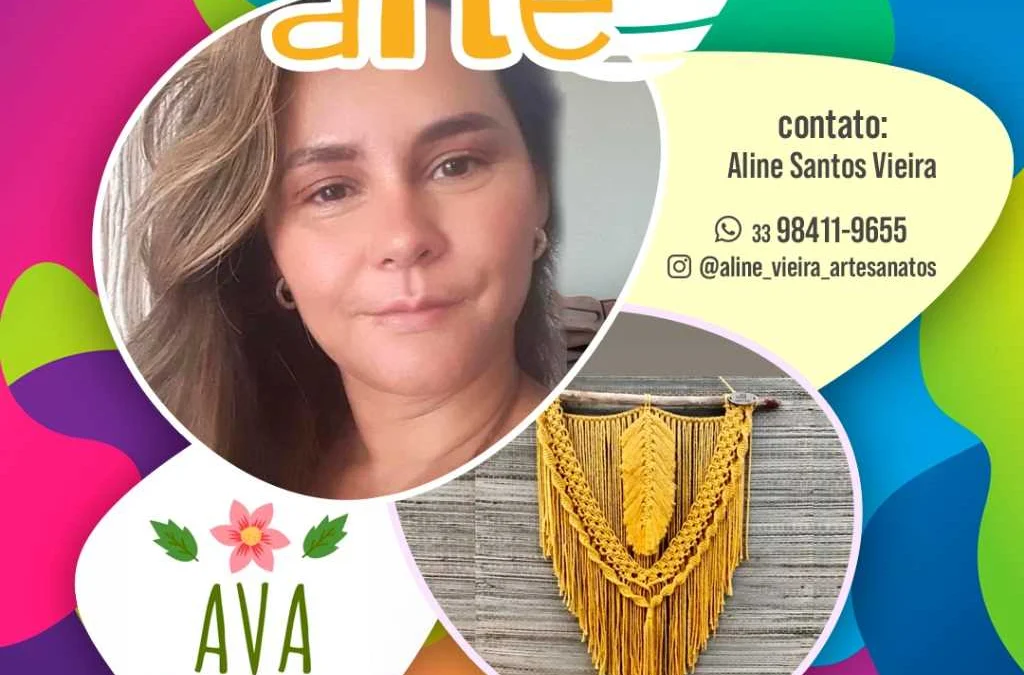 Conheça o trabalho de tecelagem em macramê de Aline Vieira, que estará à venda na exposição