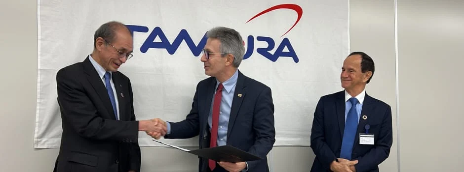 Governo de Minas anuncia nova fábrica da Tamura no estado, que vai gerar 400 novos empregos 1 A fabricante de componentes eletrônicos Tamura Corporation anunciou a implantação de uma nova fábrica em Minas para produção