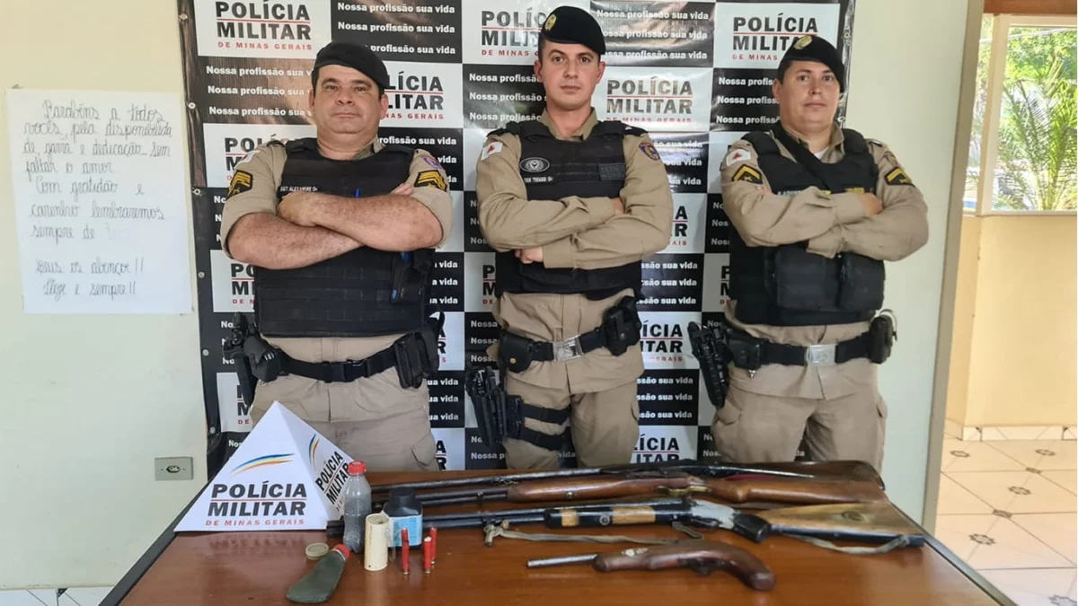 Os policiais militares de Coroaci e Virgolândia receberam a denúncia de crimes e agiram rapidamente contra os criminosos