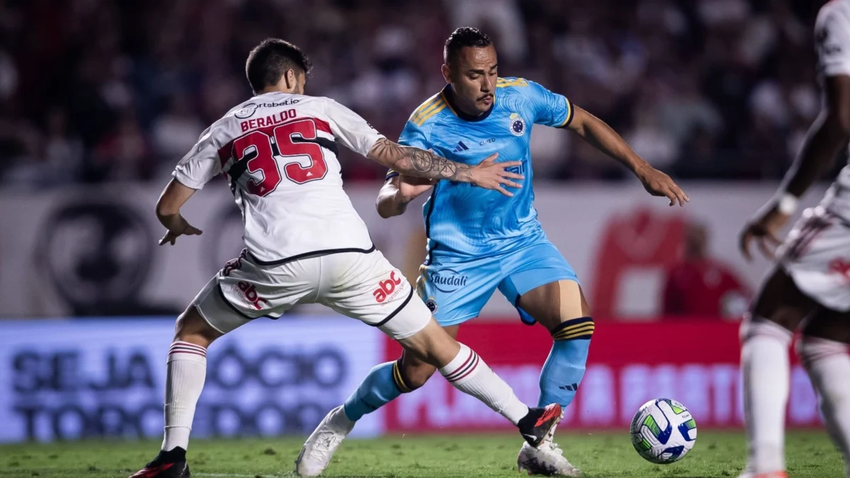 Apesar de uma boa atuação jogando fora de casa, o time celeste perdeu por 1 a 0 para o São Paulo