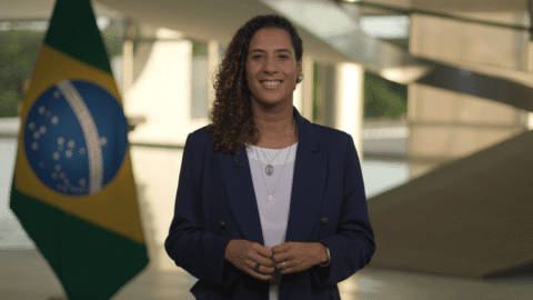 Ministra Anielle Franco faz pronunciamento à nação neste domingo (19)