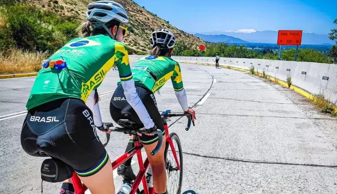 A primeira medalha brasileira, neste domingo (10), nos Jogos Parapan-Americanos de Santiago, saiu no paraciclismo