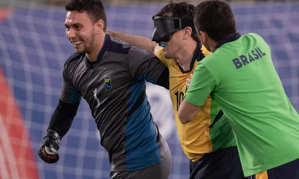 O futebol brasileiro festejou em dose dupla na noite deste sábado (25), nos Jogos Parapan-Americanos de Santiago, no Chile