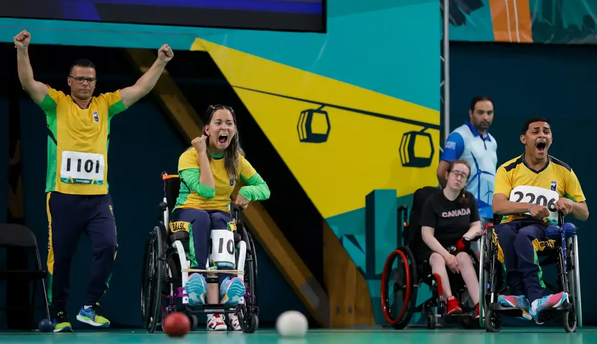 Parapan: Brasil quebra recorde de medalhas e bocha vai a Paris 2024 1 A um dia do término dos Jogos Parapan-Americanos de Santiago, no Chile, a campanha brasileira já é a melhor do país na história do evento