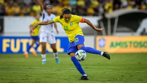 Com direito a gol de Marta, Brasil encerra 2023 vencendo a Nicarágua 6 Com direito a gol de Marta, Brasil encerra 2023 vencendo a Nicarágua