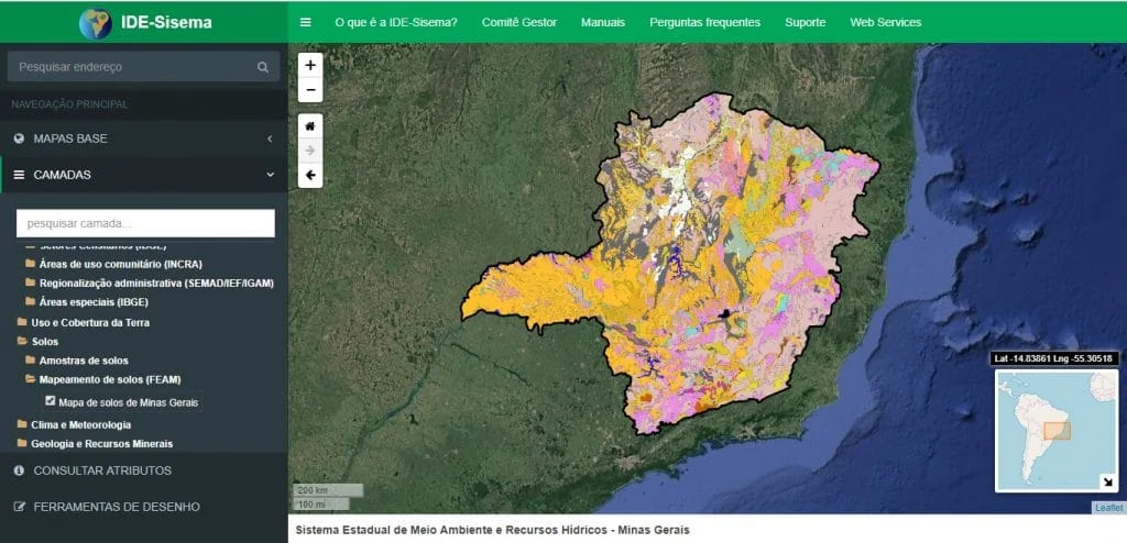 A Plataforma IDE-Sisema celebra, ao fim de 2023, a marca de mais de 2 milhões de acessos desde o seu lançamento público, há cinco anos