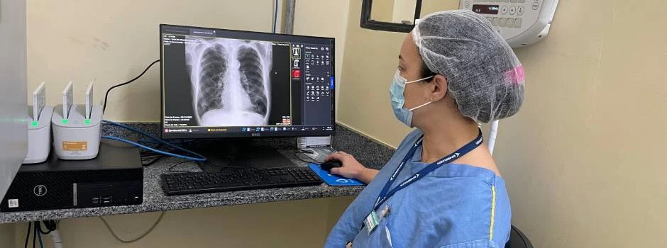A unidade, que já realiza cerca de 1.800 raios-x por mês, agora passa a oferecer também cerca de 300 exames mensais para pacientes