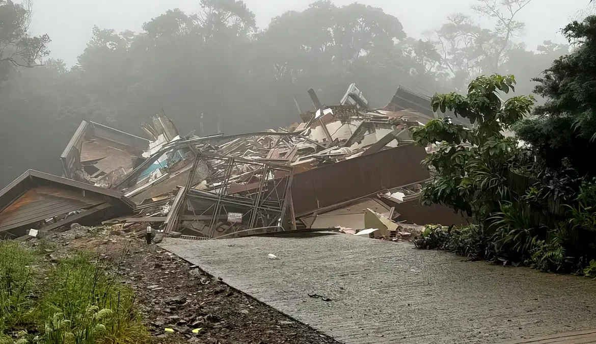 A região registrou grandes volumes de chuva em novembro