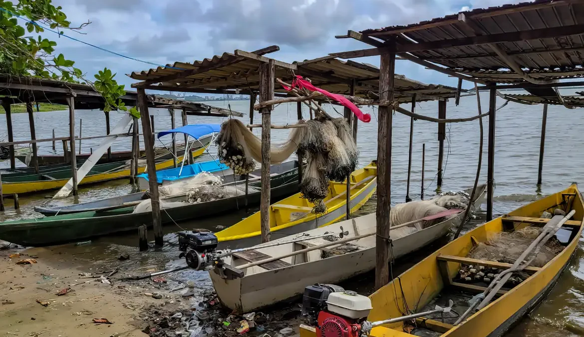Peixe na água e rede vazia: desastre da Braskem atinge pescadores 1 Parte dos peixes e mariscos sempre presentes no prato dos moradores de Maceió tendem a sumir