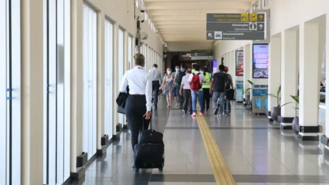 Área do check in do Aeroporto de Congonhas apresenta falha em ar-condicionado 3 Área do check in do Aeroporto de Congonhas apresenta falha em ar-condicionado