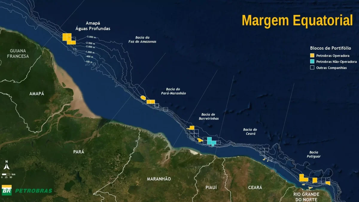 Embarcação perfurará o poço de Pitu Oeste, na Bacia Potiguar