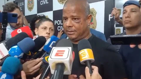 Marcelinho presta depoimento e nega envolvimento com a outra vítima 1 Marcelinho presta depoimento e nega envolvimento com a outra vítima