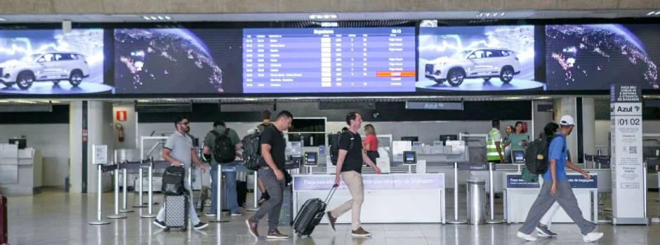 A ampliação da conectividade aérea do estado é um dos principais focos do programa do Governo de Minas