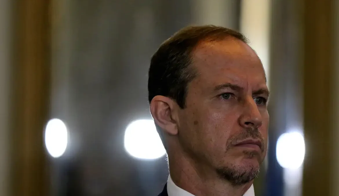 O ministro da Justiça e Segurança Pública em exercício, Ricardo Cappelli