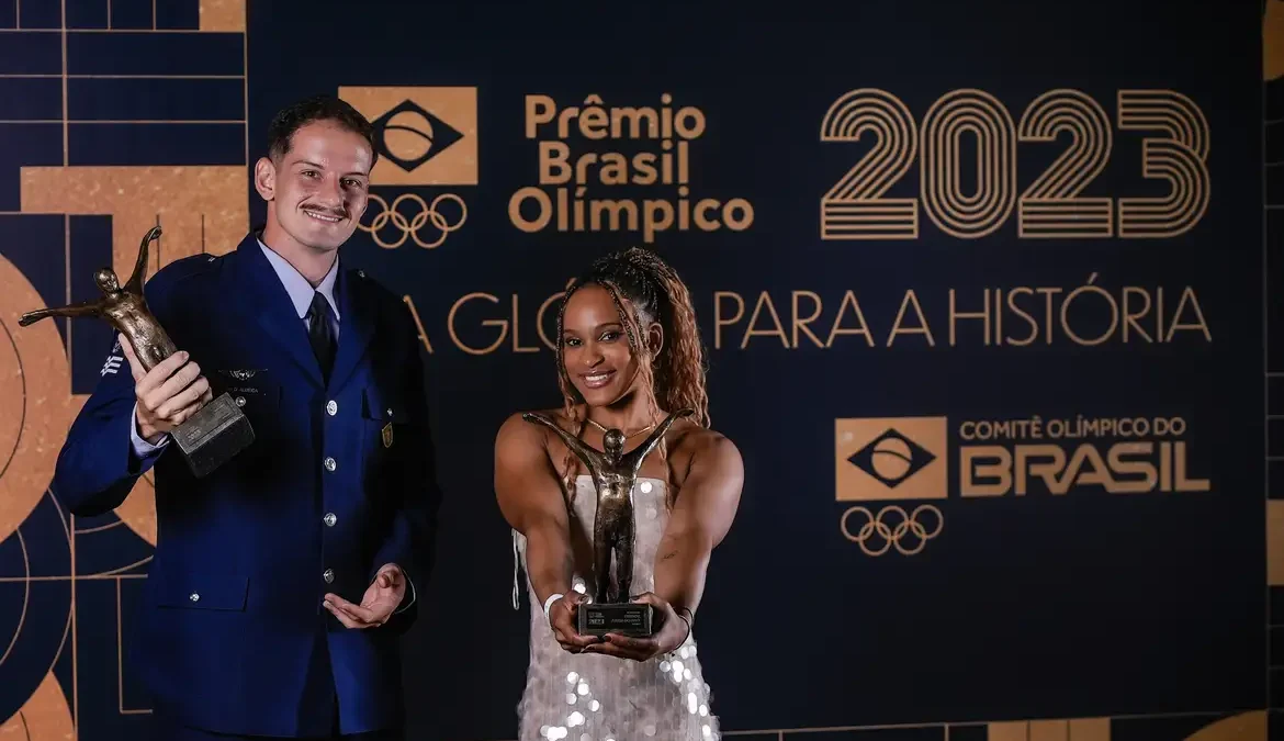 A Cidade das Artes, no Rio de Janeiro, foi o palco, nesta sexta-feira (15), do Prêmio Brasil Olímpico, que celebrou os feitos do esporte