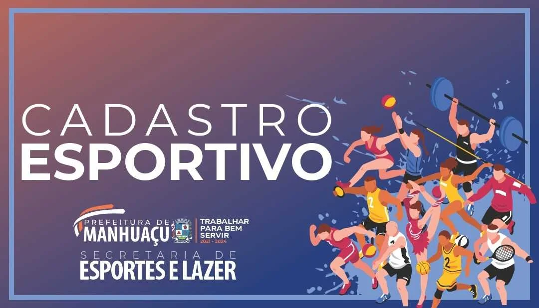 Está disponível até o dia 10 de fevereiro, o Cadastramento Esportivo 2024