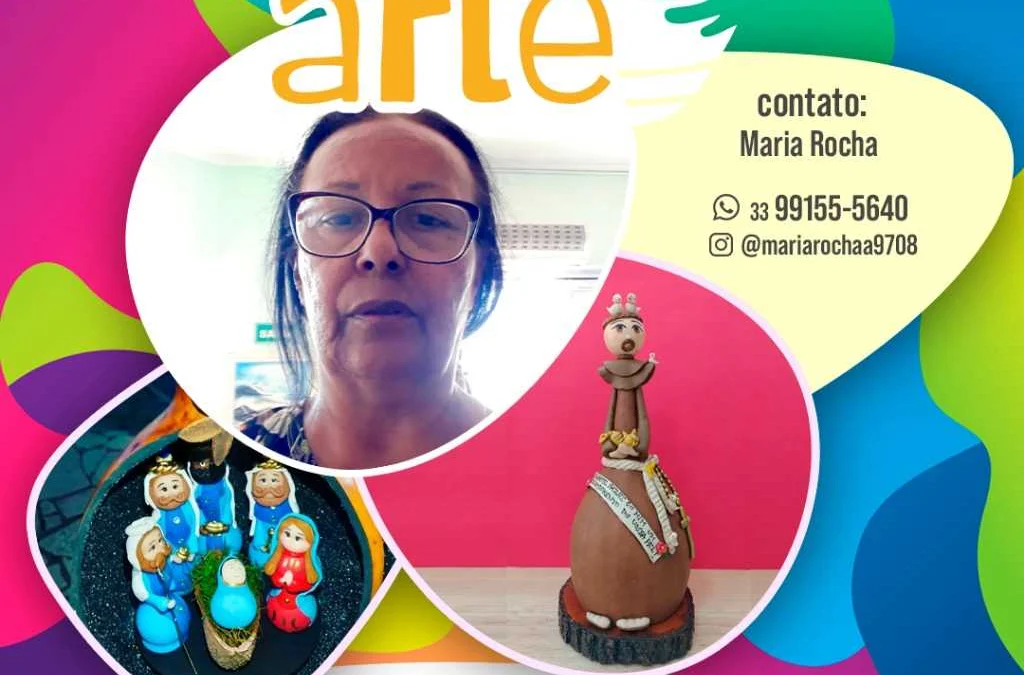 O projeto Gente Que Faz Arte começa o ano com exposição da artesã Ângela Rocha no Centro de Informações Turísticas de Governador Valadares
