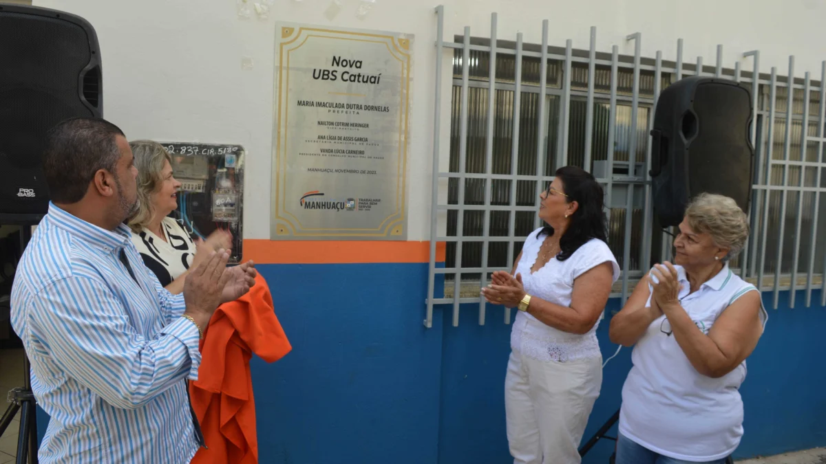 Em Manhuaçu, nova UBS Catuaí é entregue a população 1 Uma nova história começou ontem (30) para os usuários da Unidade Básica de Saúde do Catuaí