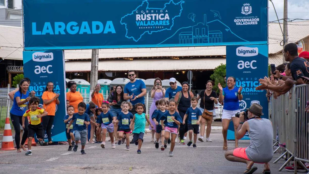 Valadares 86 anos: Rustikinha é sucesso de público 1 A programação do aniversário de 86 anos de Governador Valadares tem uma novidade, que é fofa sinal: a corrida infantil Rustikinha