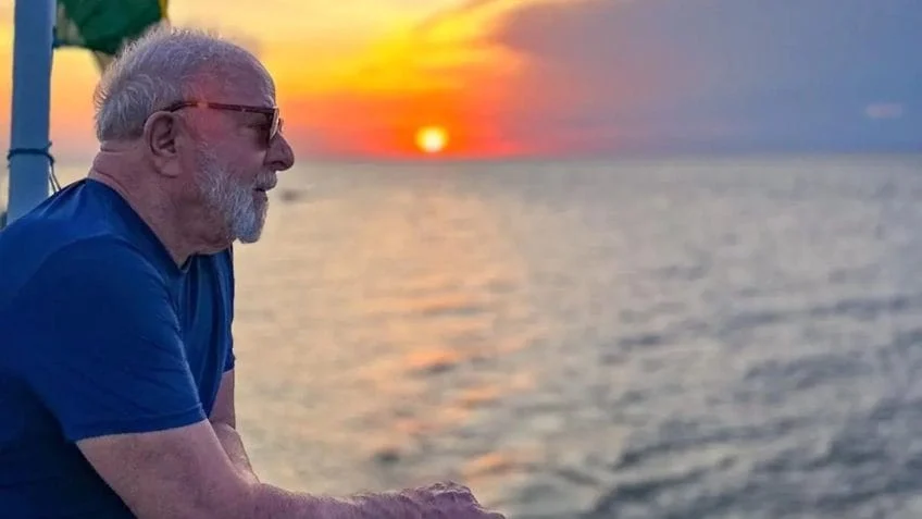 O presidente Luiz Inácio Lula da Silva visitou, nesta quarta-feira (3), a comunidade quilombola da Ilha da Marambaia, em Mangaratiba,