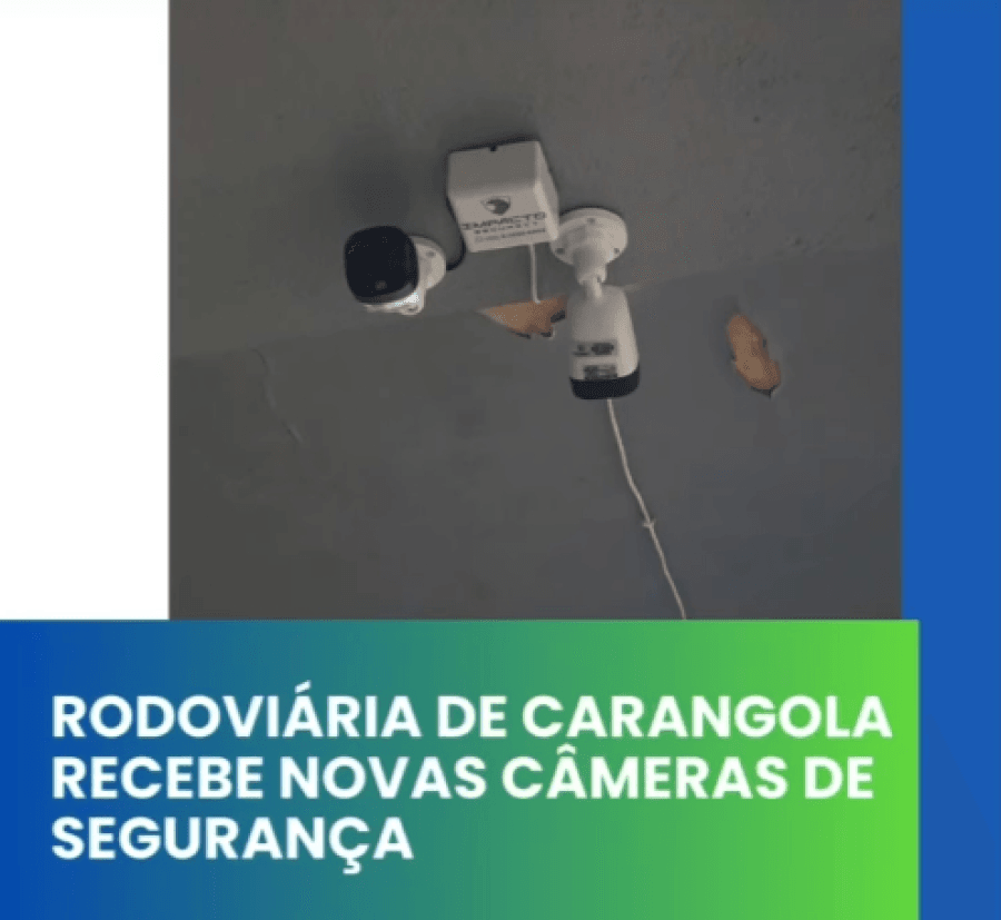 Rodoviária de Carangola recebe novas câmeras de segurança 1 image 156