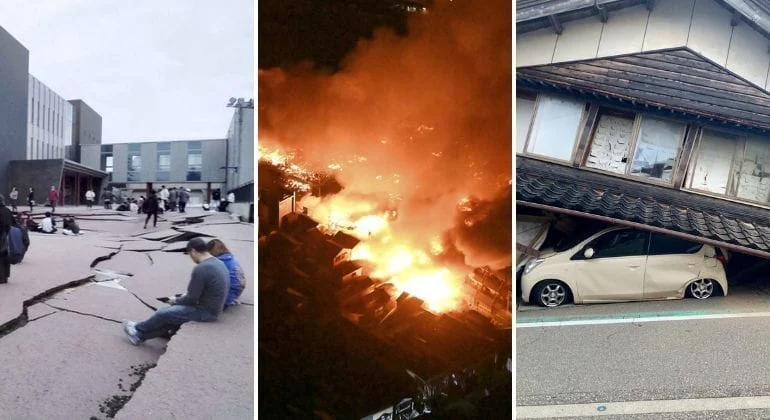 MRE oferece plantão consular para brasileiros no Japão após terremoto 1 Nesta segunda-feira (1º/01), o Japão foi atingido por uma série de terremotos, sendo o mais forte deles de magnitude 7,6 e, pelo menos