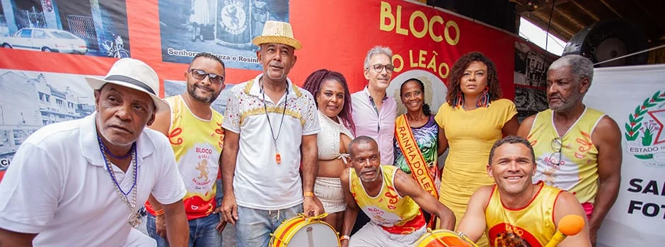 Governador Zema acompanha apresentação da bateria do bloco Leão da Lagoinha 1 O governador Romeu Zema e o secretário de Estado da Secult, Leônidas Oliveira, acompanharam, nesta terça-feira (23/1), a apresentação