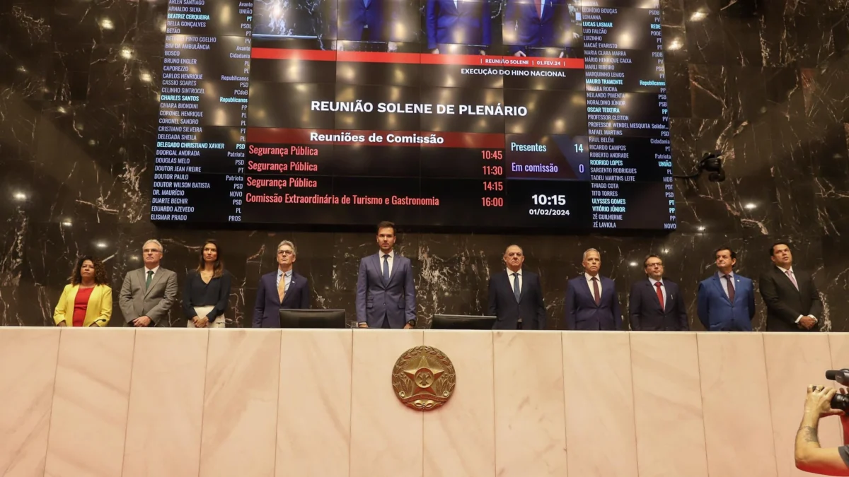 A sessão marca o início dos trabalhos parlamentares em 2024