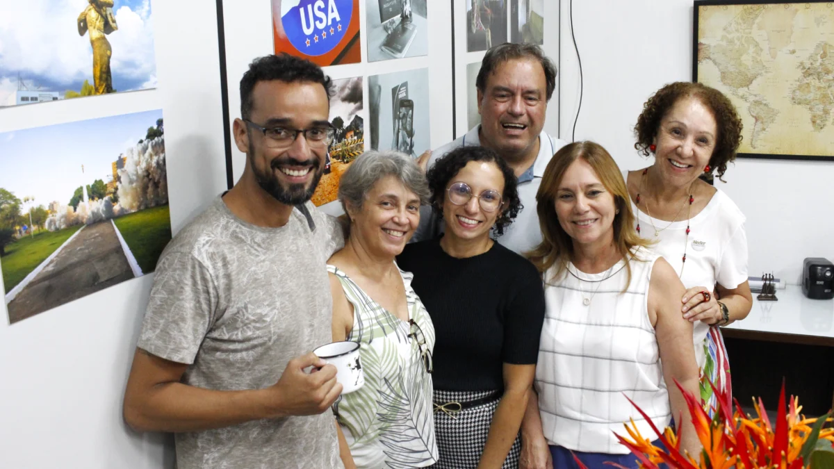 Laboratórios de pesquisa do mestrado da UNIVALE se reúnem para início de mais um ano letivo 1 Algumas pessoas da Equipe do Laboratório de Pesquisa de Mestrado da Univale