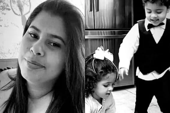 Acidente mata 3 membros de uma família de Governador Valadares nos Estados Unidos 1 Foto de mãe e filhos mortos no acidente. A imagem é uma reprodução das redes sociais