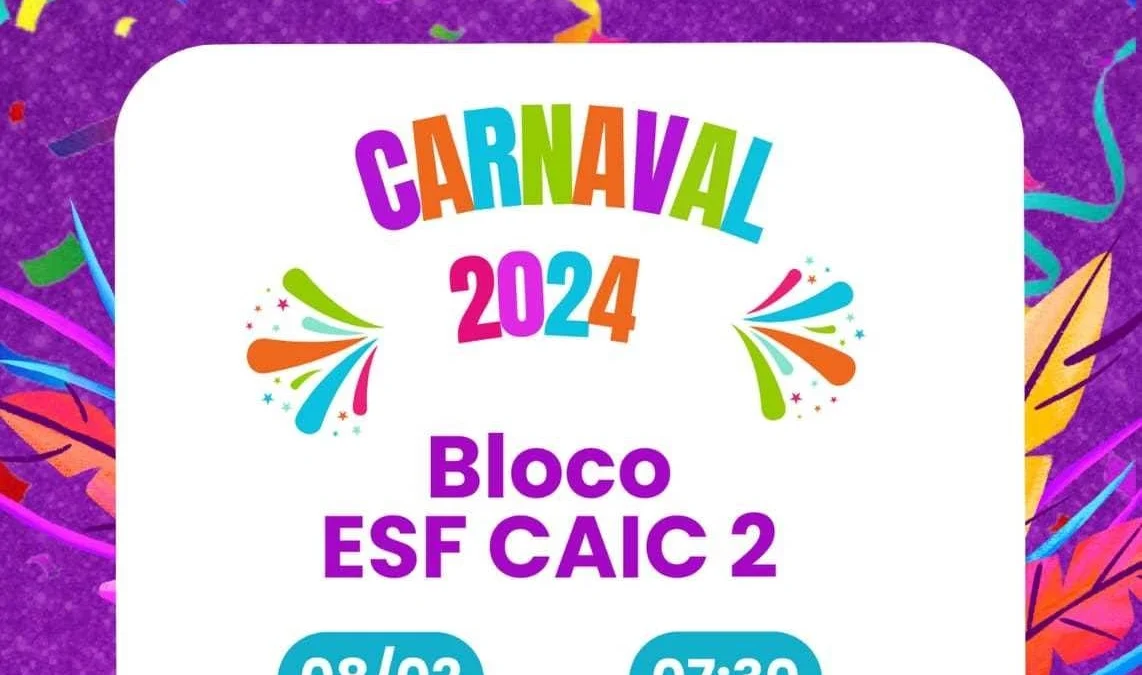 Lembrando que a ação é promovida pela equipe da e-Multi 4 e da Estratégia Saúde da Família (ESF) Caic II - que fica na rua Rua M, 92 - Vila