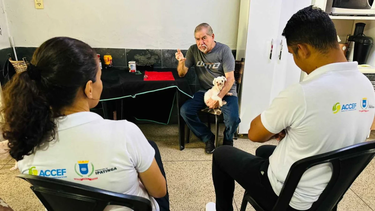 Os profissionais vão ao encontro dos usuários em suas residências