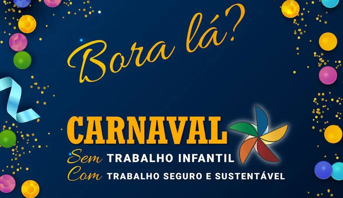 O TRT-1 lançou a campanha Carnaval sem trabalho infantil, com trabalho seguro e sustentável