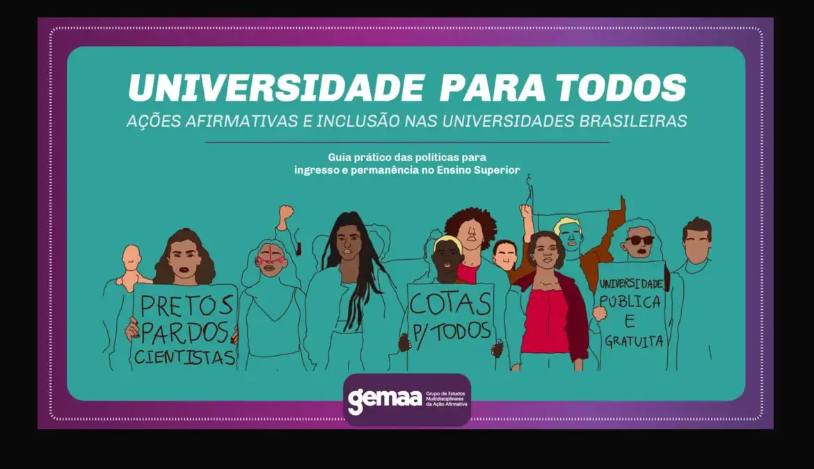 Cartilha facilita acesso a políticas de ações afirmativas para alunos 1 A meta é tornar informações sobre acesso às políticas de ações afirmativas mais fáceis e reunidas em um só documento de comunicação também