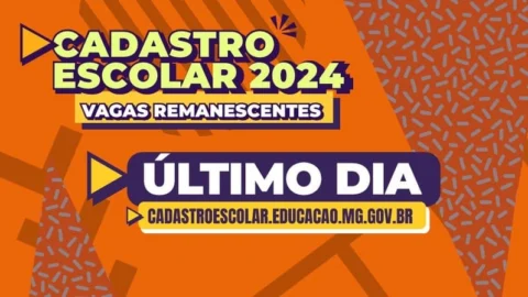 Cadastro Escolar 2024: hoje é o último dia de inscrições para vagas remanescentes