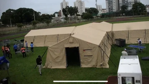 Defesa Civil de Minas Gerais monta estrutura para atendimento de pacientes com dengue em Belo Horizonte